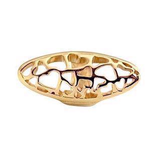 630-G61heart, Christina Collect heart gold plated